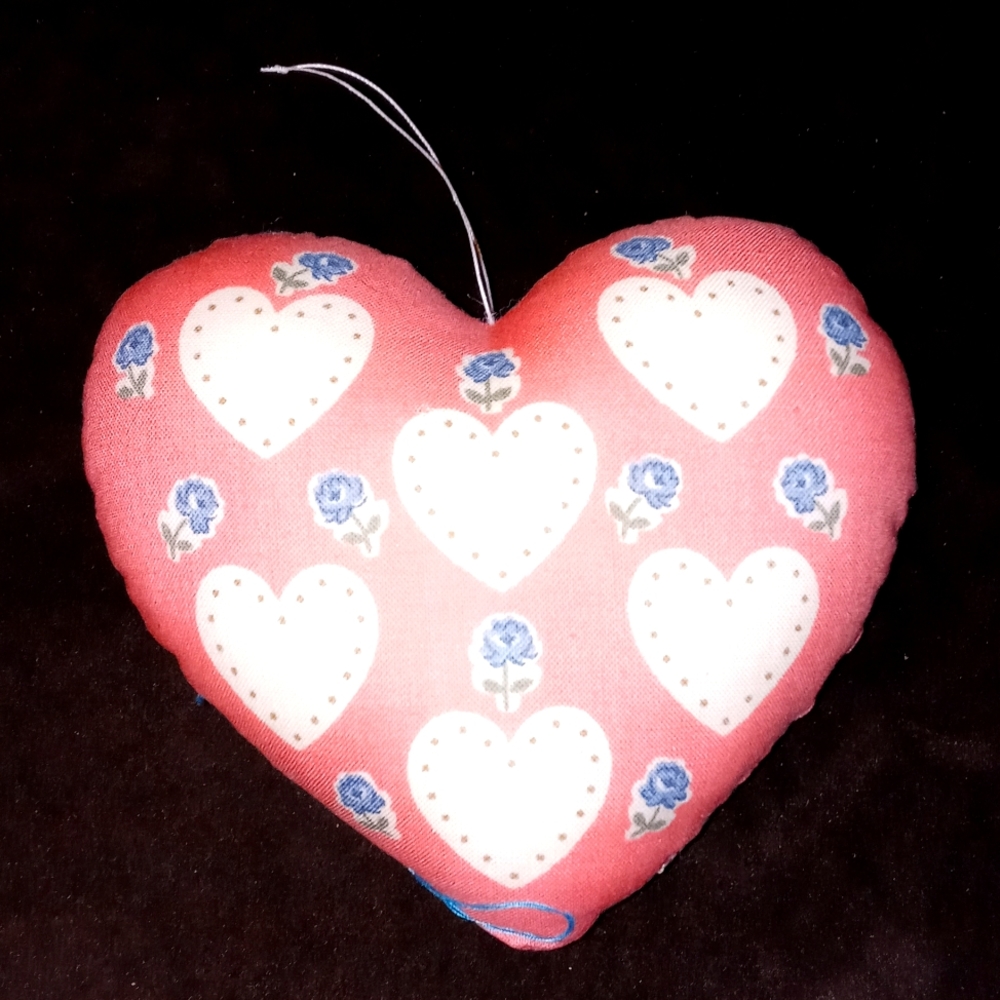 BiG Pink π w/ white π & blueπ·*Vintage* SEWING NEEDLE PIN CUSHION *@SEE PICS** - Picture 2 of 3